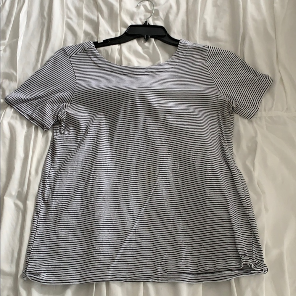 Women’s bow open back blouse